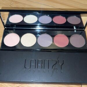 Laritzy Cosmetics Eyeshadow Palette - Cream, Gold, Purple, Red, Brown